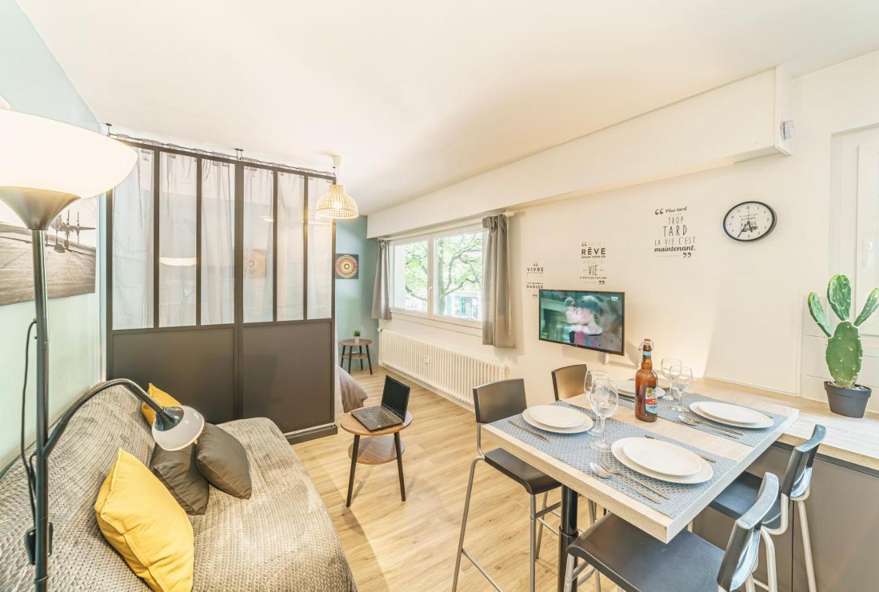 Cosy Studio 108 - Chambery Centre - Stationnement - Gare Bagian luar foto