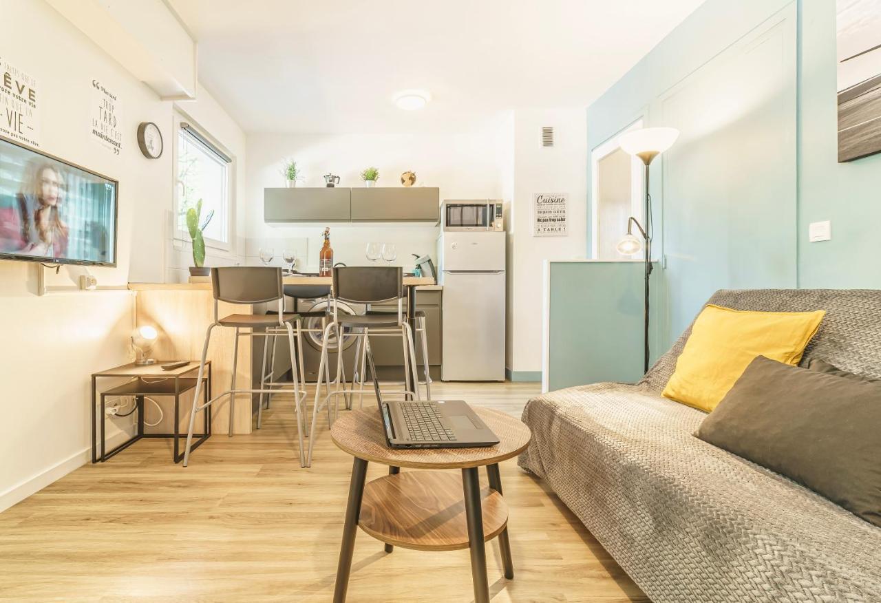 Cosy Studio 108 - Chambery Centre - Stationnement - Gare Bagian luar foto