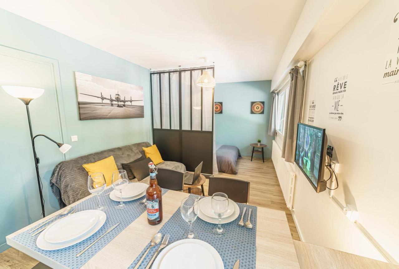 Cosy Studio 108 - Chambery Centre - Stationnement - Gare Bagian luar foto